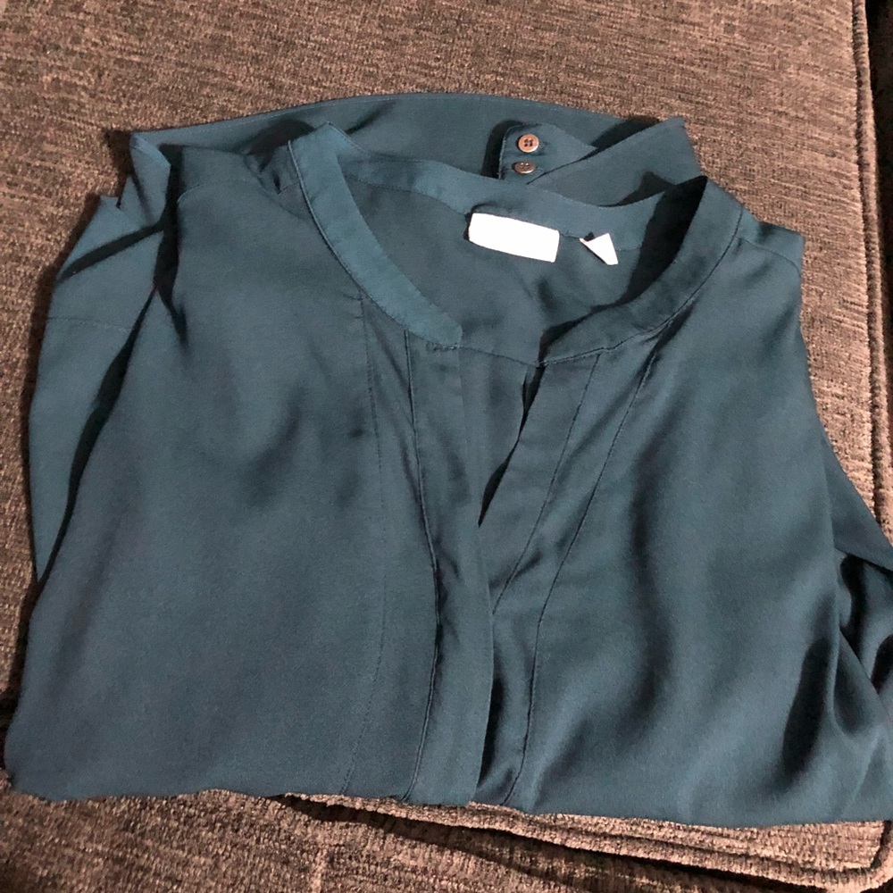 New York & Company Long Sleeve Blouse
